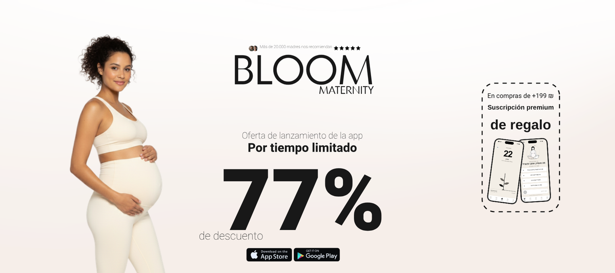 Bloom Maternity - oferta de lanzamiento de la app: 77% de descuento y suscripción premium de regalo